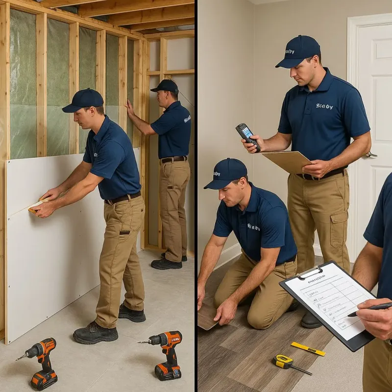 Repairs and Reconstruction process in Junction, TX